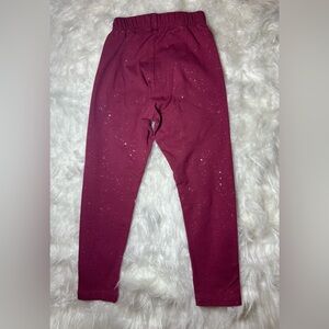 Kids Maroon Leggings